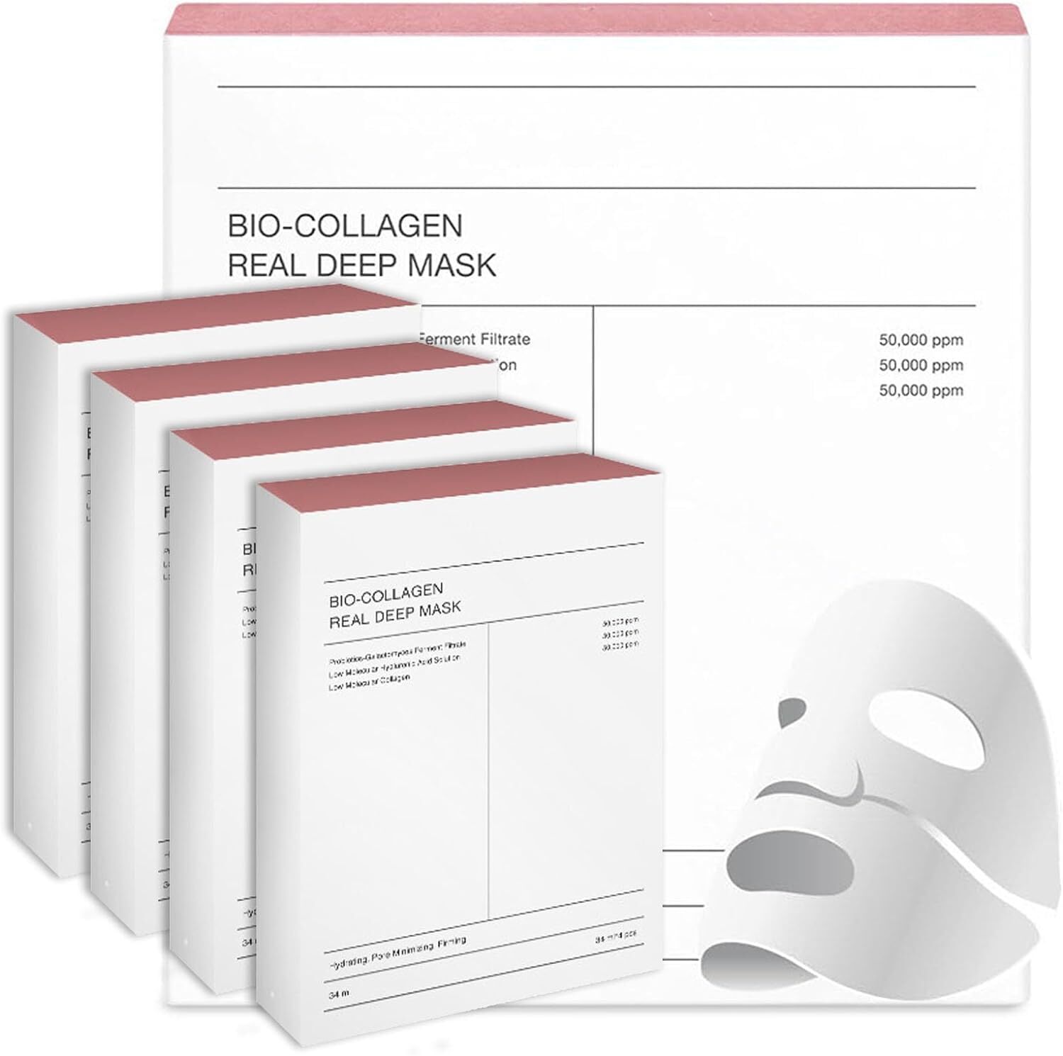  ماسک ورقه ای بایودنس مدل Bio Collagen - پک 4 عددی 