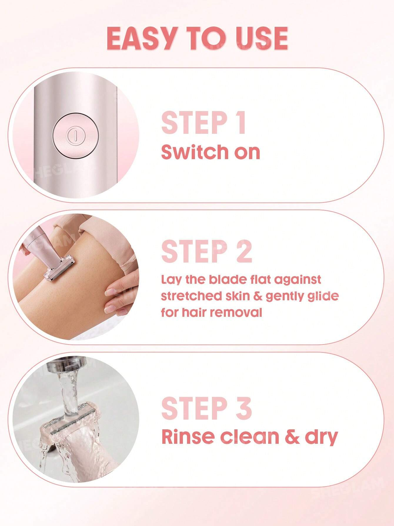  شیور بدن شیگلم مدل Smooth Moves Single-Blade Electric Razor 