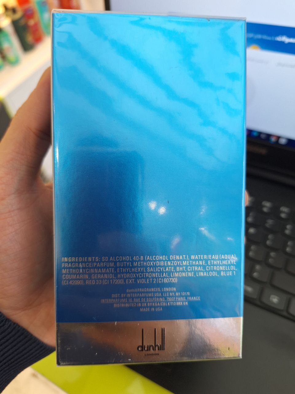 عطر دانهیل دیزایر بلو Dunhill Desire Blue اورجینال