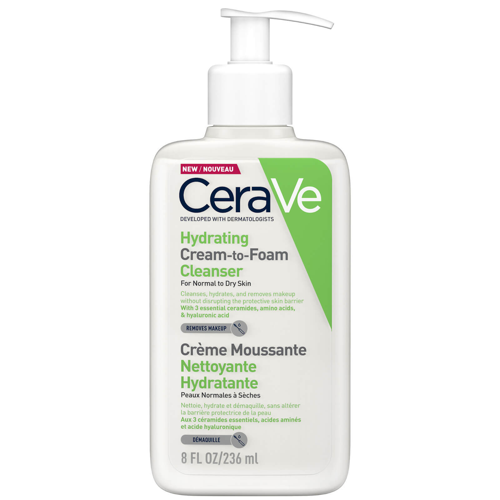 شوینده کرم فوم سراوی Cerave پوست نرمال تا خشک 