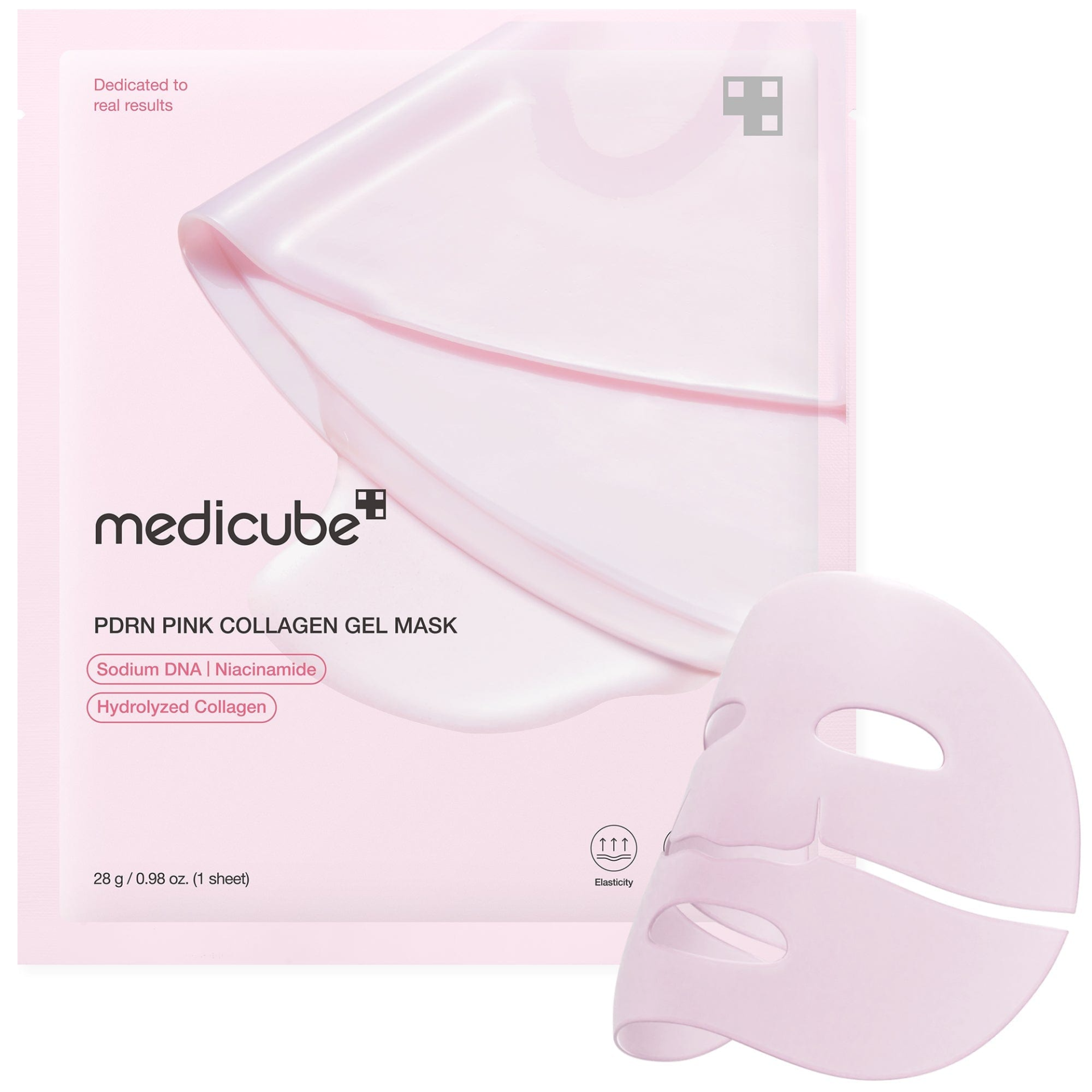  PDRN Pink Collagen Gel Mask ماسک pdrn مدی کیوب 