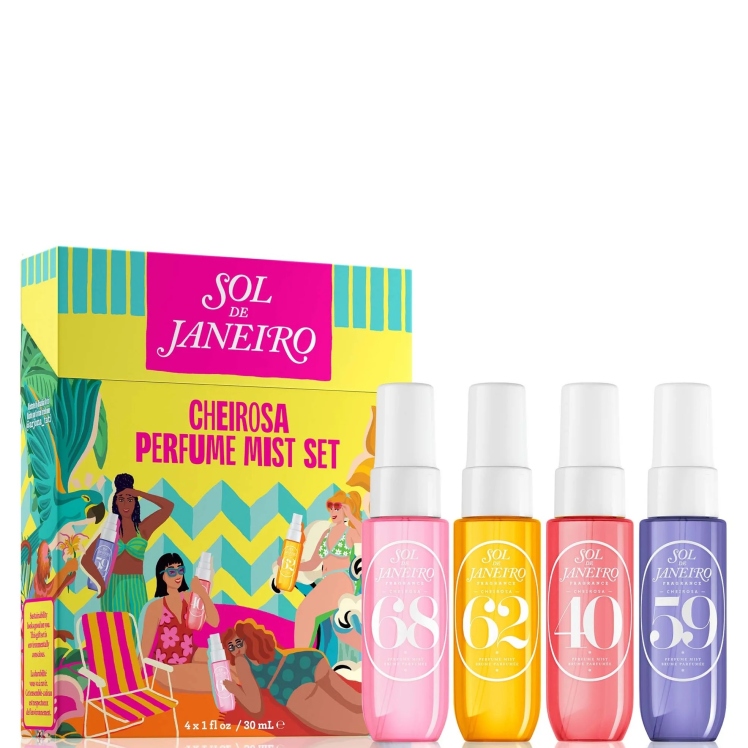 ست بادی‌میست‌های برند سول د ژانیرو (Sol de Janeiro) مدل Cheirosa Perfume Mist Set