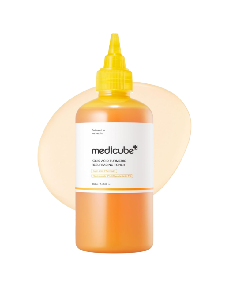 تونر لایه بردار و روشن کننده کوجیک اسید و زردچوبه مدی کیوب