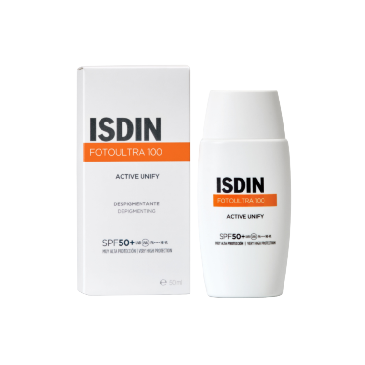 ضد آفتاب اکتیو یونیفای ایزدین بی رنگ حجم 50 میل