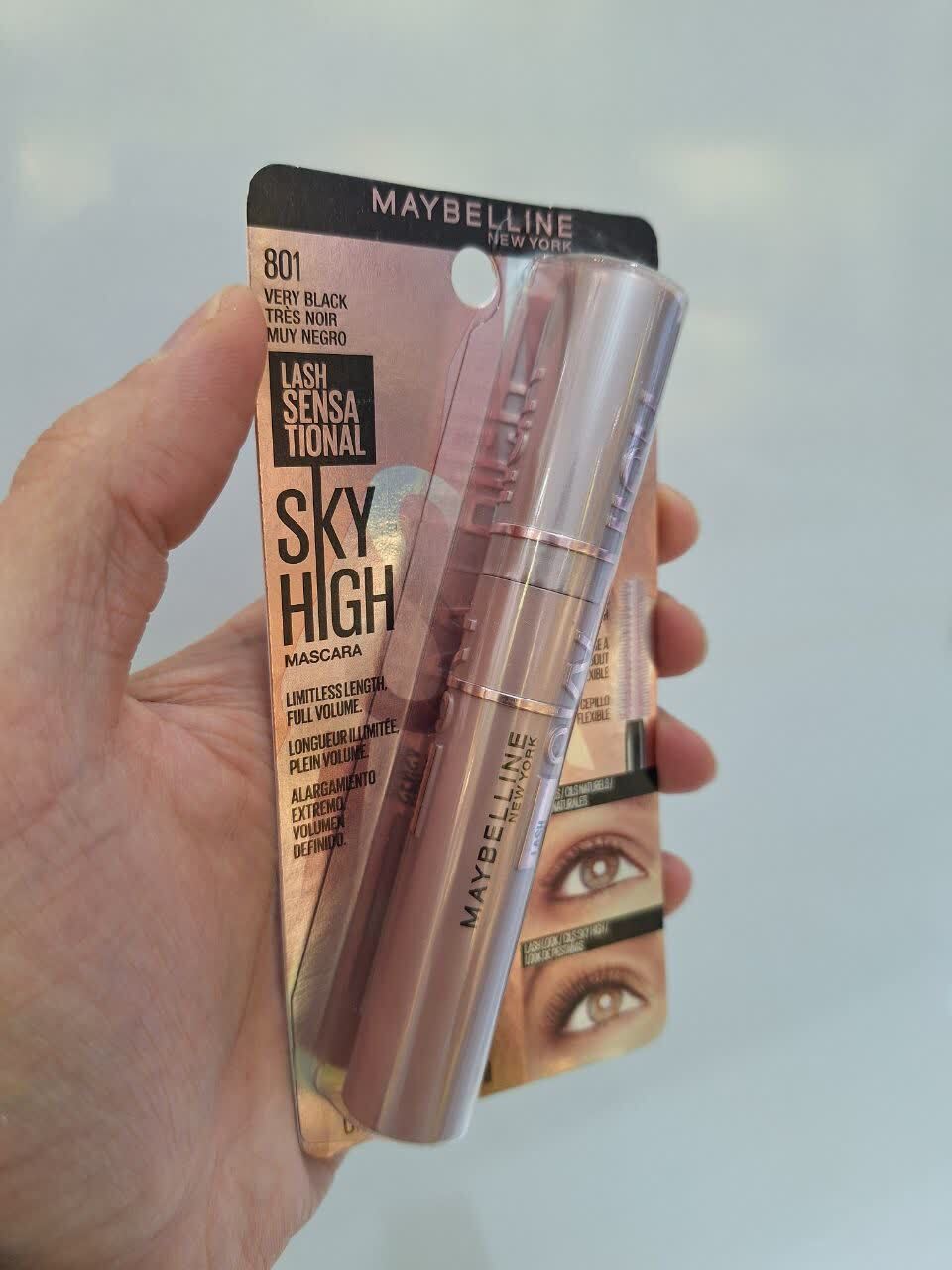  Maybelline Sky High Volume Mascara ریمل حجم دهنده و بلند کننده اسکای های میبلین 