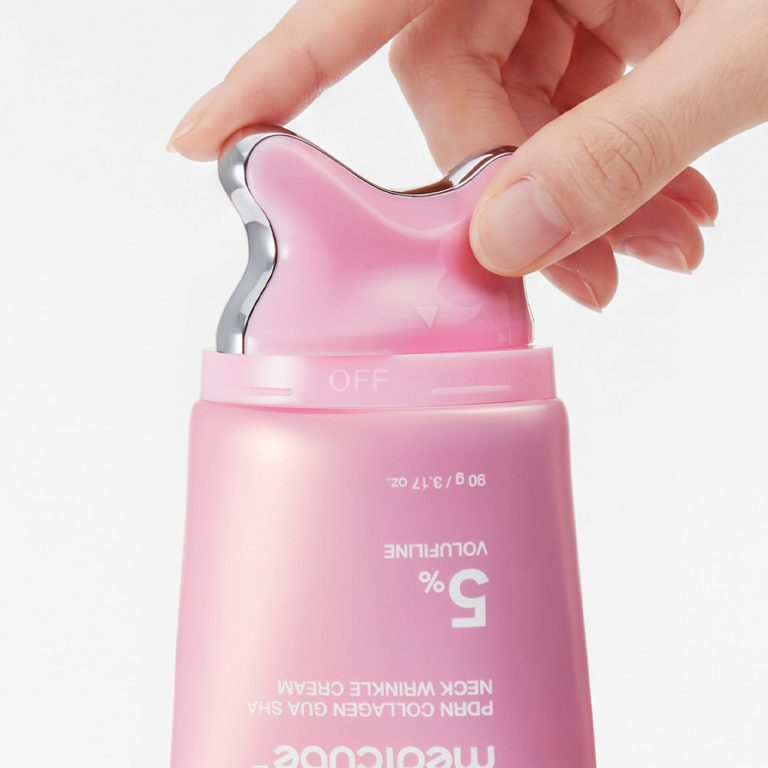  کرم گواشا مدی کیوب ضد چروک و فرم دهنده گردن حاوی کلاژن، PDRN و 5%ولوفیلین medicube PDRN Collagen Gua Sha Neck Wrinkle Cr 