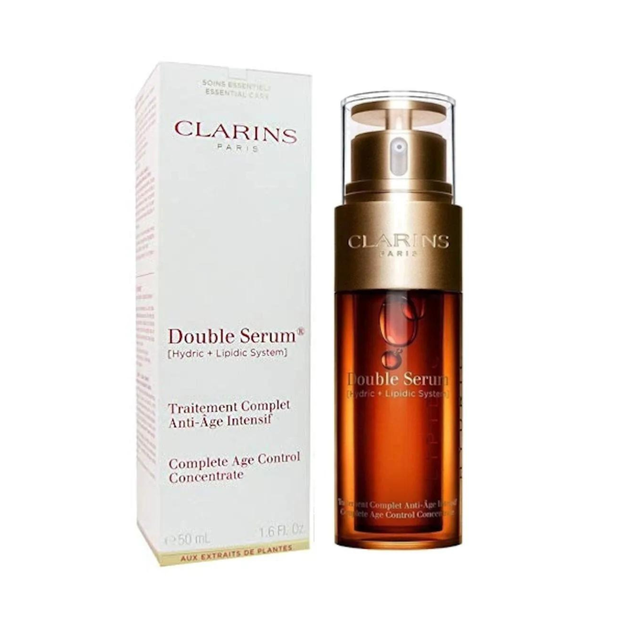  سرم دوگانه ضد چروک کلارنس Clarins(فاز مرطوب کننده + فاز آبرسان) حجم 100 میل 