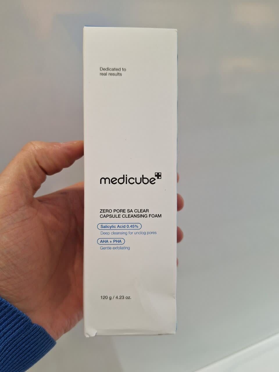 فوم شوینده کپسولی سالیسیلیک اسید مدی کیوب لایه بردار ملایم و کنترل منافذ پوست Medicube Zero Pore SA Clear Capsule Cleans