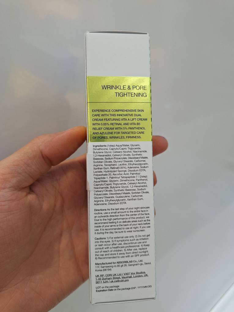 کرم دوگانه رتینال شات سلیمکس Celimax The Vita-A Retinal Shot Tightening Dual Cream