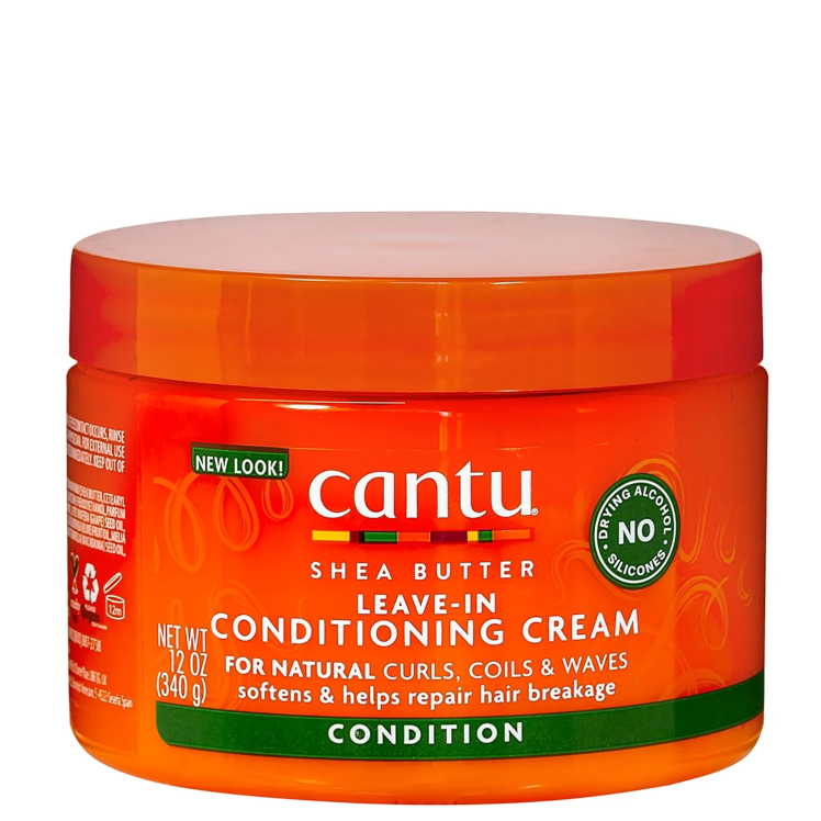 کرم مرطوب‌کننده و حالت‌دهنده بدون نیاز به آبکشی کانتو  Cantu Shea Butter Leave-In Conditioning Cream