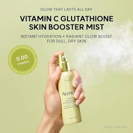  میست بوستر ویتامین سی و گلوتاتیون آرنسیا آبرسان، روشن کننده و تقویت سد دفاعی پوست Arencia Vitamin C Glutathione Skin Boo 