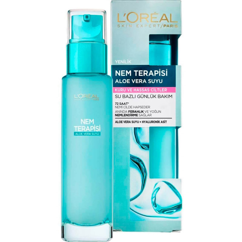  آبرسان لورال l’oreal پوست خشک و حساس هیدرا جنیوس Hydra Genius اصل 70 میل 