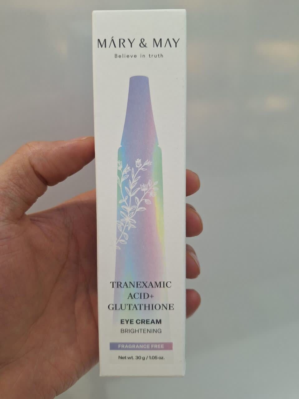  کرم دور چشم ضد لک و روشن کننده گلوتاتیون و ترانگزامیک اسید مری اند می Mary & May Tranexamic Acid+ Glutathion Eye Cream 3 