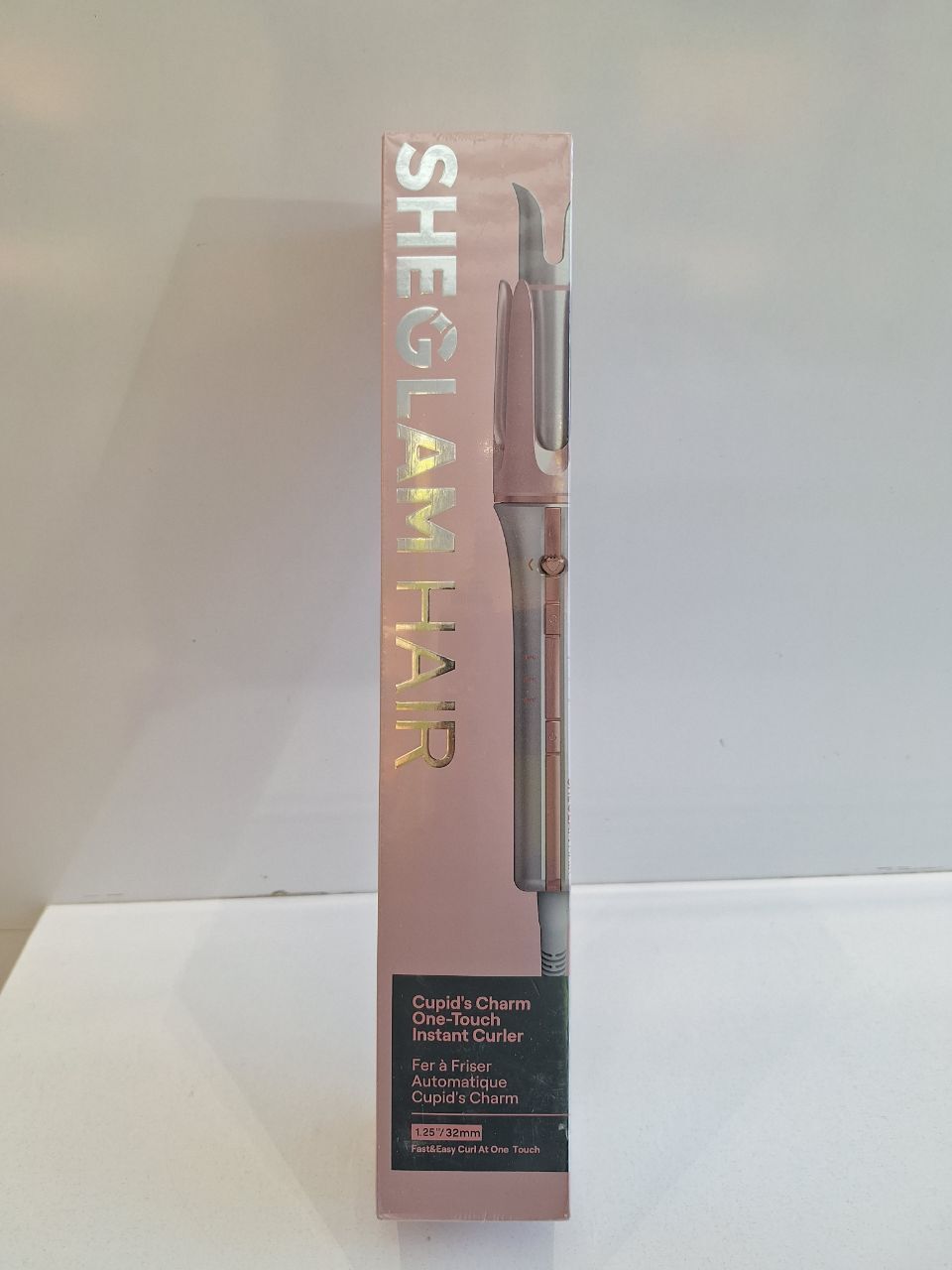فرکننده جادویی شیگلم طرح جدید صورتی _ کرلی طرح جدید شیگلم فر کننده مو فوری شیگلم-صورتی (کرلی) مدل Cupid’s Charm One-touc