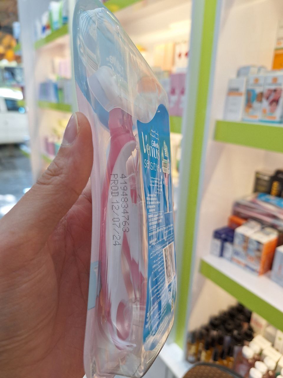  تیغ اصلاح 3 عددی ژیلت ونوس زنانه مدل Sensitive 