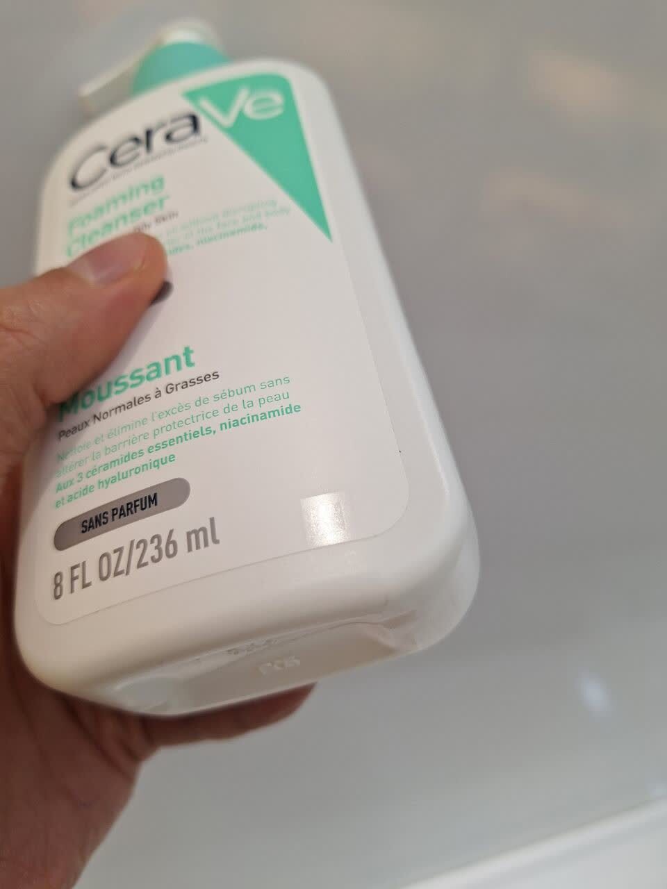 فوم شوینده سراوی Cerave پوست نرمال تا چرب اصل 236 میل
