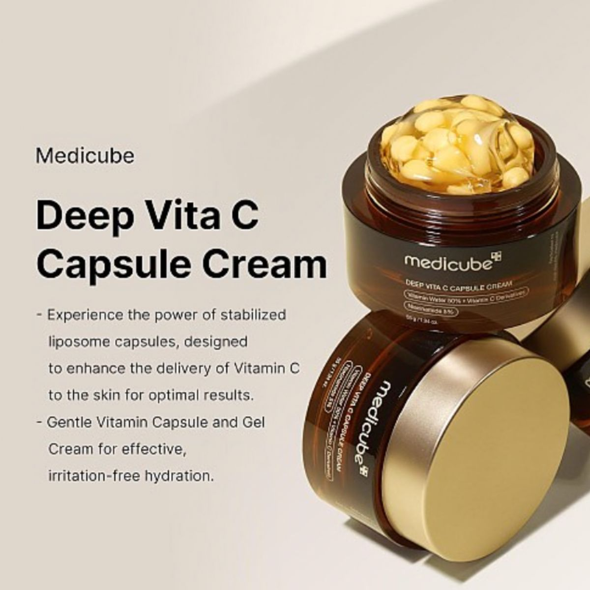  کرم کپسولی ویتامین سی مدی کیوب medicube Deep Vita C Capsule Cream 