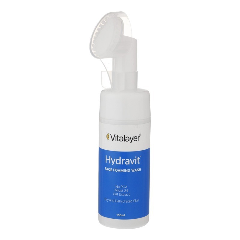  فوم شستشوی صورت ویتالیر مدل Hydravit مناسب پوست خشک حجم 150 میل 