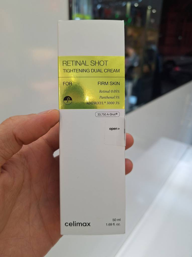 کرم دوگانه رتینال شات سلیمکس Celimax The Vita-A Retinal Shot Tightening Dual Cream