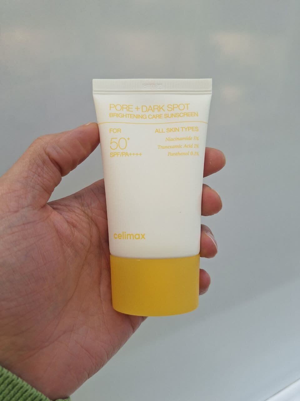 ضد آفتاب ضد لک و کنترل منافذ سلیمکس Celimax Pore + Dark Spot Brightening Care Sunscreen