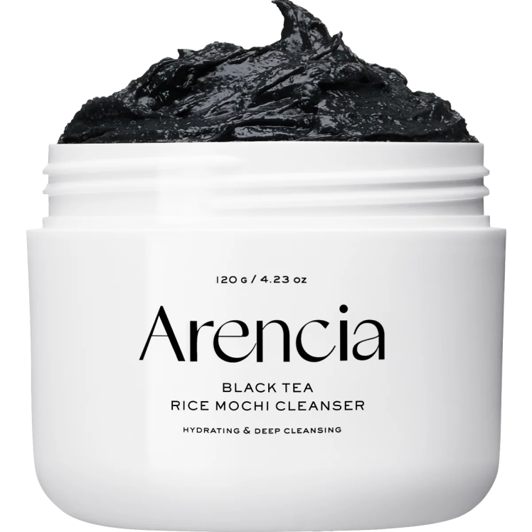 Arencia Black Tea Rice Mochi Cleanser پاک کننده موچی چای سیاه آرنسیا 120 گرم