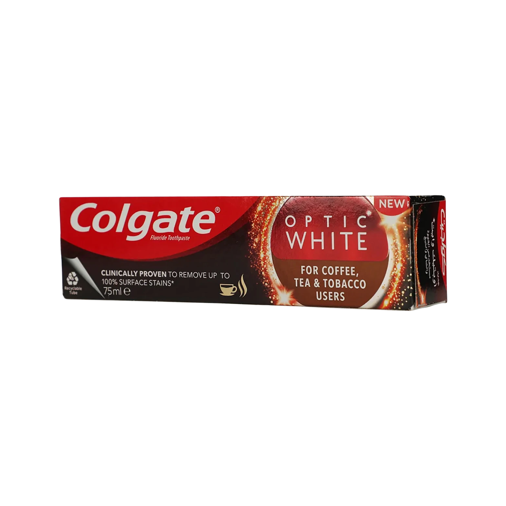  خمیردندان سفیدکننده اپتیک وایت کلگیت colgate optic white for coffee 