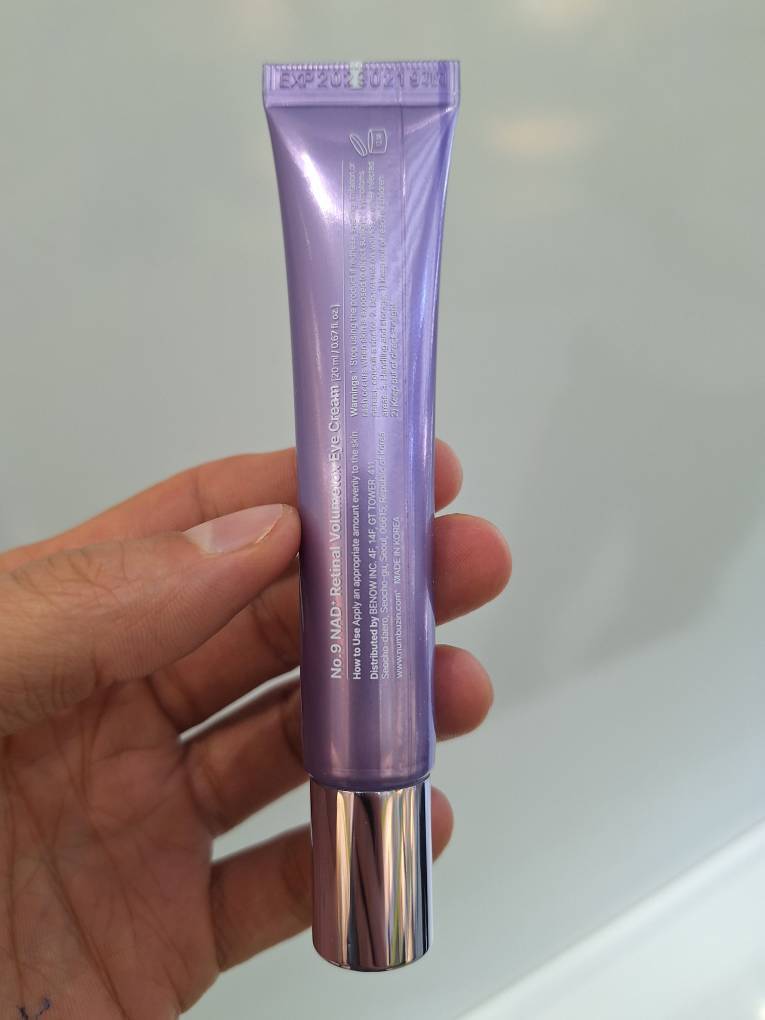   کرم دور چشم طرح جدید نامبوزین  Numbuzin No.9+ NAD+ Retinal Volume Eye Cream 