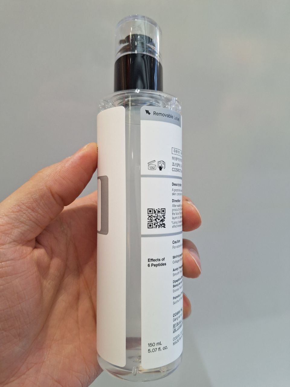 Cosrx the 6 peptide skin booster serum بوستر سرم تقویت کننده 6 پپتاید کوزارکس