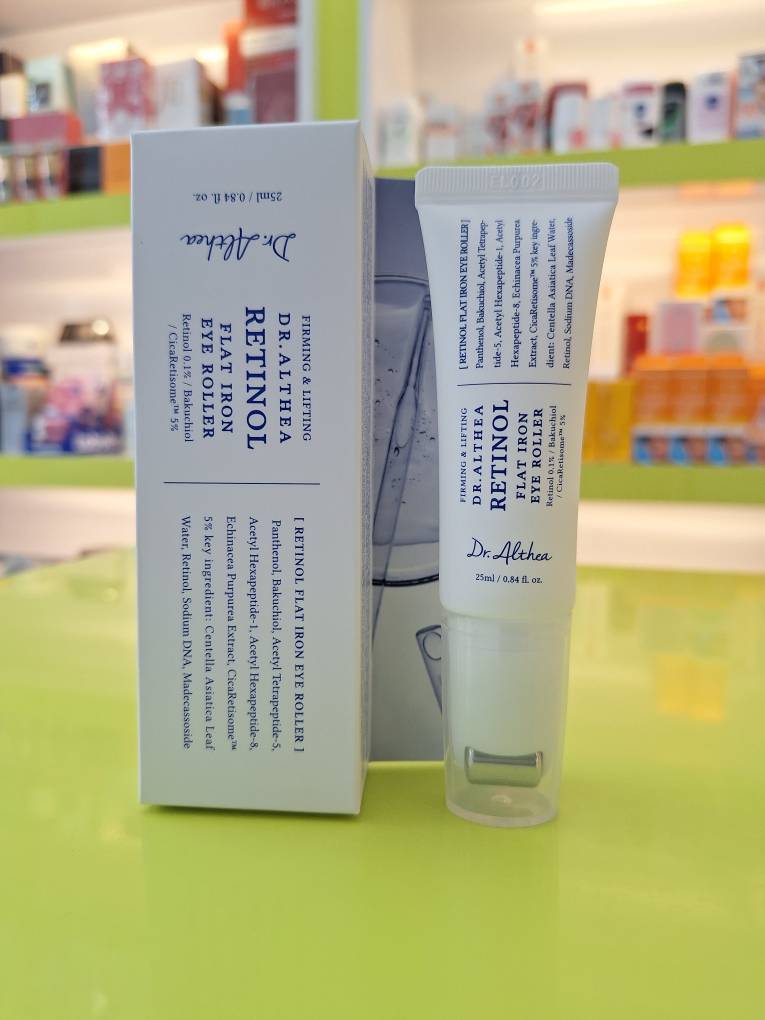  دور چشم رولی رتینول دکتر التیا ضد چروک و جوانساز پوست Dr.Althea Retinol Flat Iron Eye Roller 