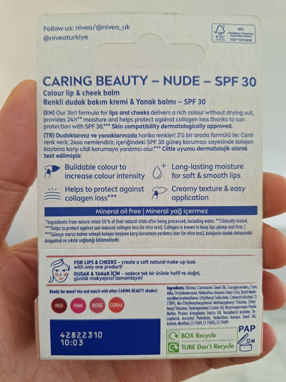  بالم لب 3 کاره نیوا رنگ نود 