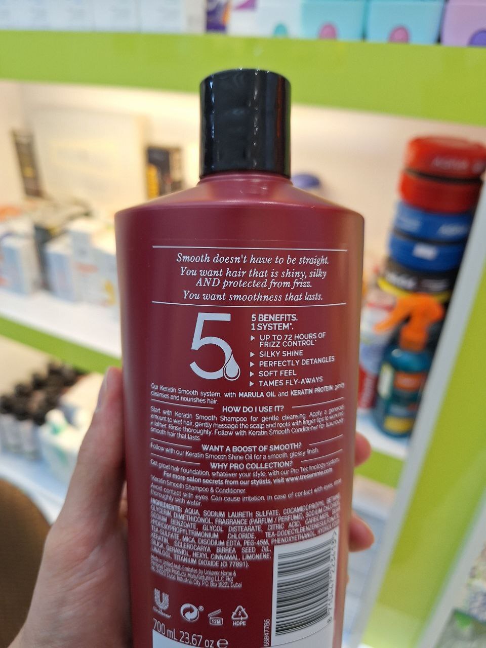  Tresemme Keratin Smooth Shampoo 700ml 
