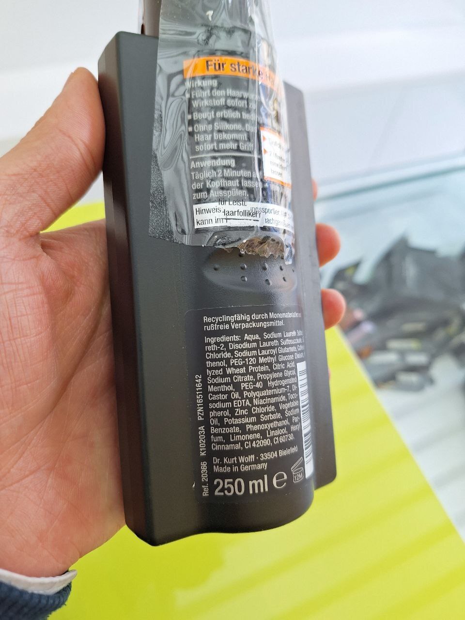  شامپو کافئین آلپسین C1 بلک ادیشن اصل 