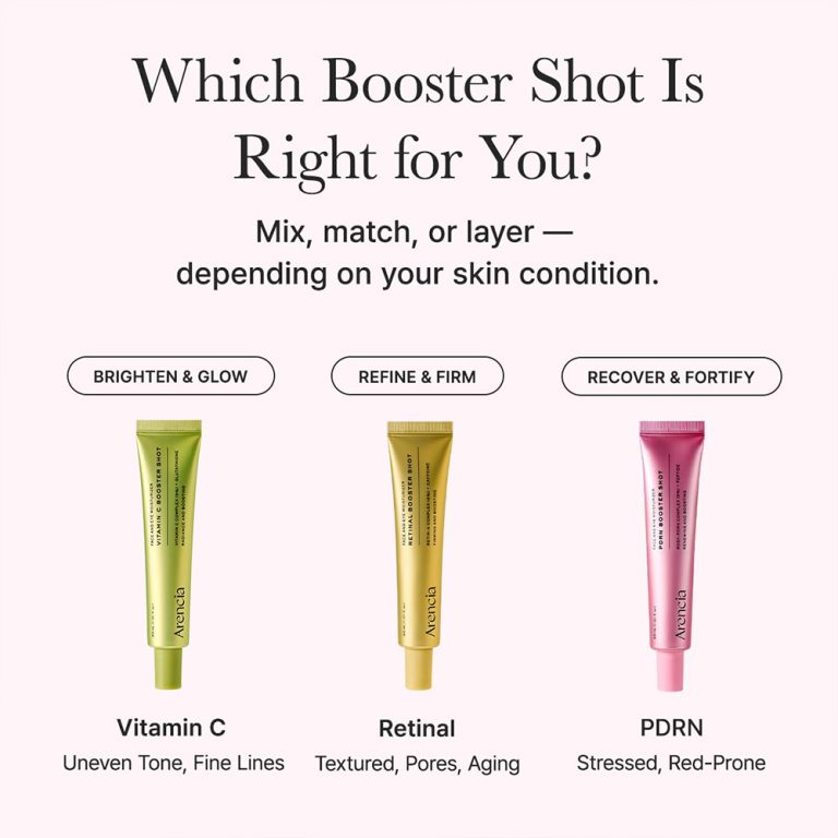  سرم دور چشم و صورت PDRN بوستر شات آرنسیا ترمیم کننده و جوانساز پوست Arencia PDRN Booster Shot 