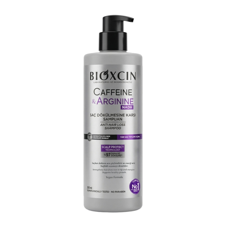 شامپو ضد ریزش بیوکسین Bioxcin حاوی کافئین و آرژینین حجم 500 میل Bioxcin Caffein Arginine Şampuan 500 ML