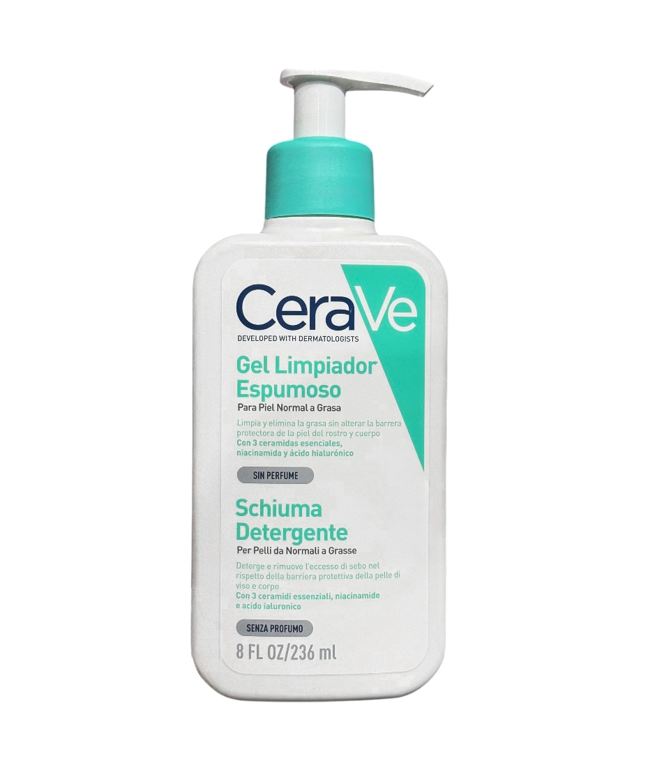 فوم شوینده سراوی Cerave پوست نرمال تا چرب اصل 236 میل