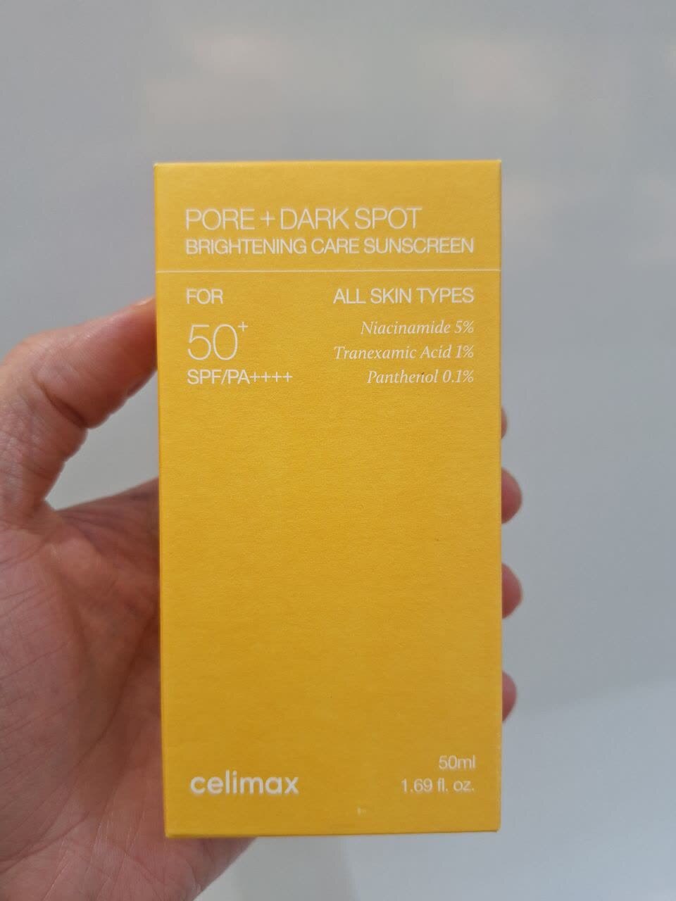 ضد آفتاب ضد لک و کنترل منافذ سلیمکس Celimax Pore + Dark Spot Brightening Care Sunscreen
