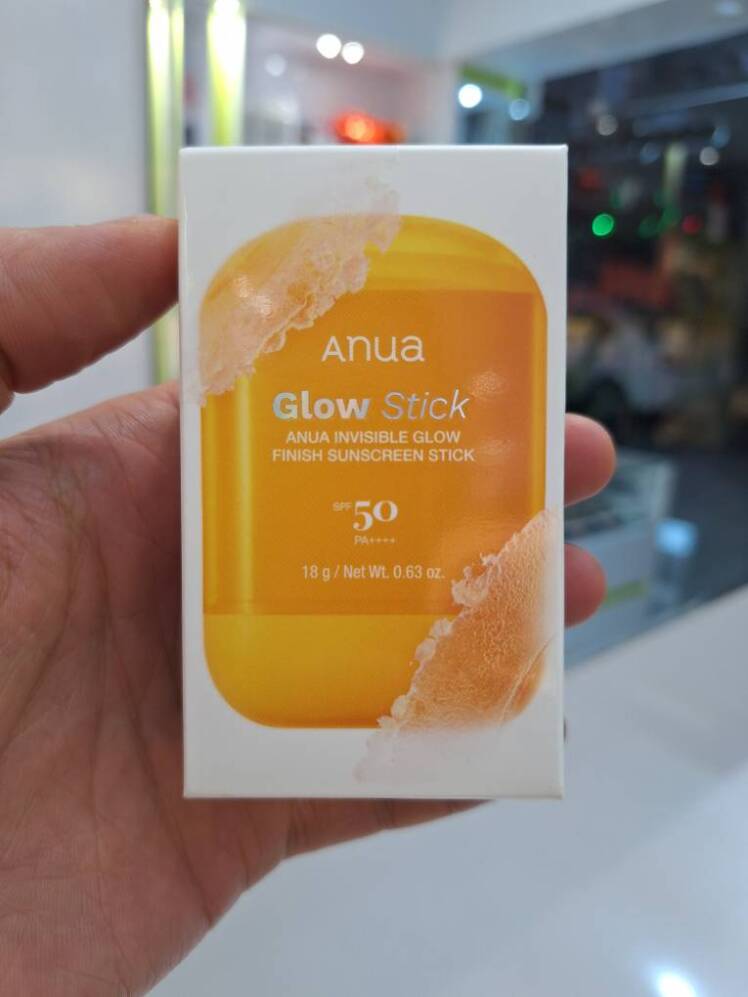 ضد آفتاب استیکی درخشان و شفاف کننده آنوا Anua Invisible Glow Finish Sunscreen Stick