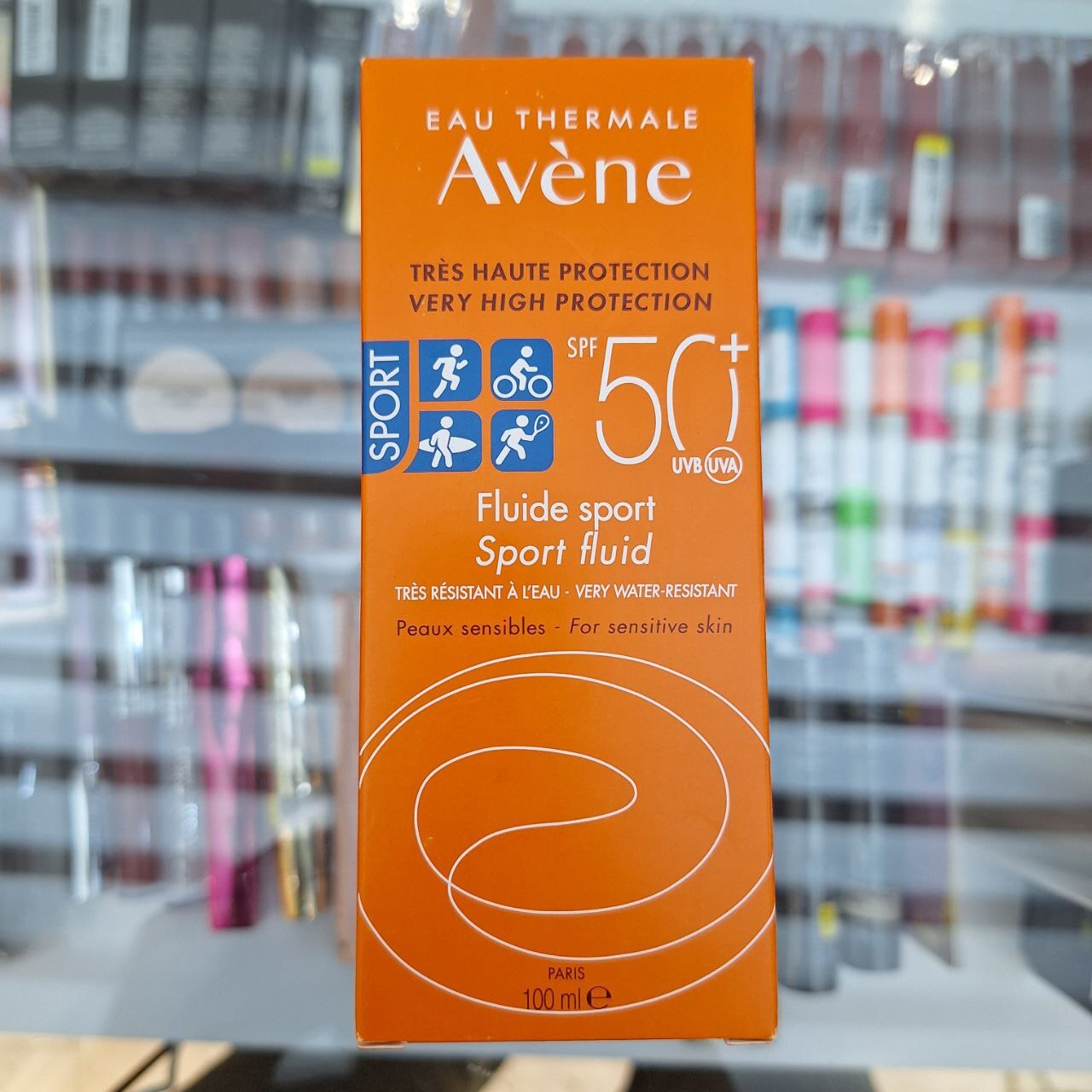  کرم ضد آفتاب مدل فلوئید اسپرت حجم 100 میل اون Avene Fluid Sport 50 Plus 