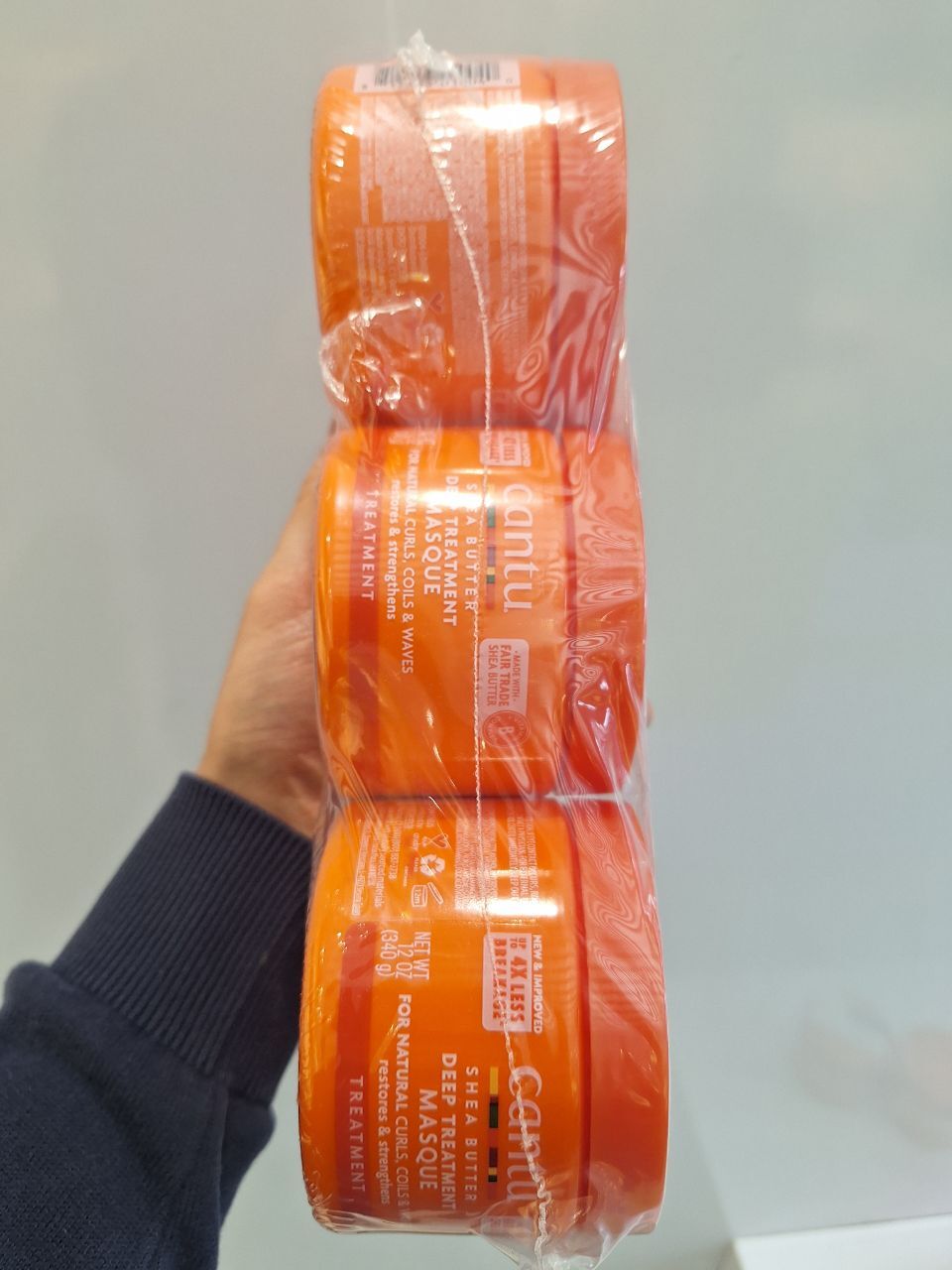 ماسک مو درمانی داخل حمام شی باتر کنتو Cantu Deep Treatment Masque 340g