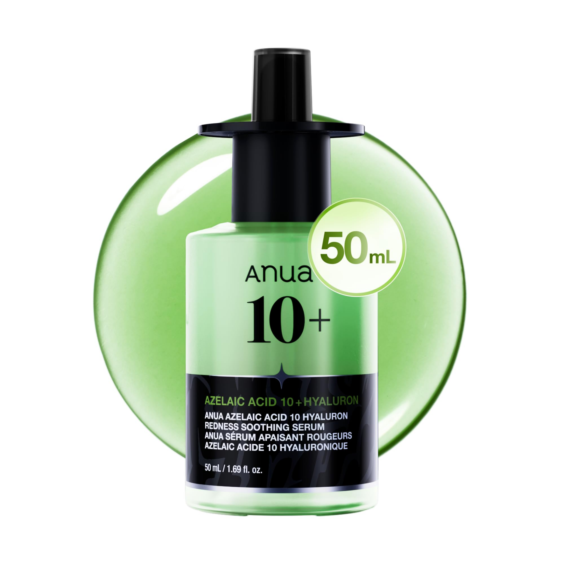 سرم آزلائیک اسید ۱۰٪ هیالورون تسکیندهنده قرمزی آنوا – ۵۰ میل Anua Azelaic Acid 10 Hyaluron Redness Soothing Serum – 50m