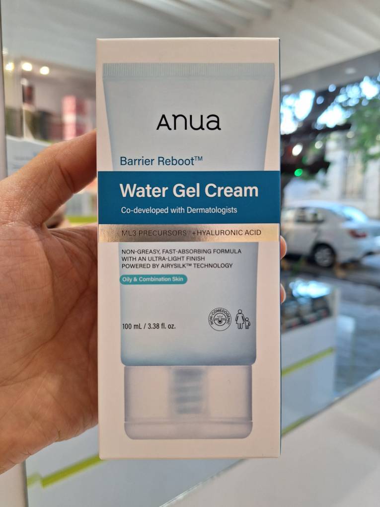  ژل کرم آبرسان و ترمیم کننده سد دفاعی پوست بریر ریبوت آنوا Anua Barrier Reboot Water Gel Cream 