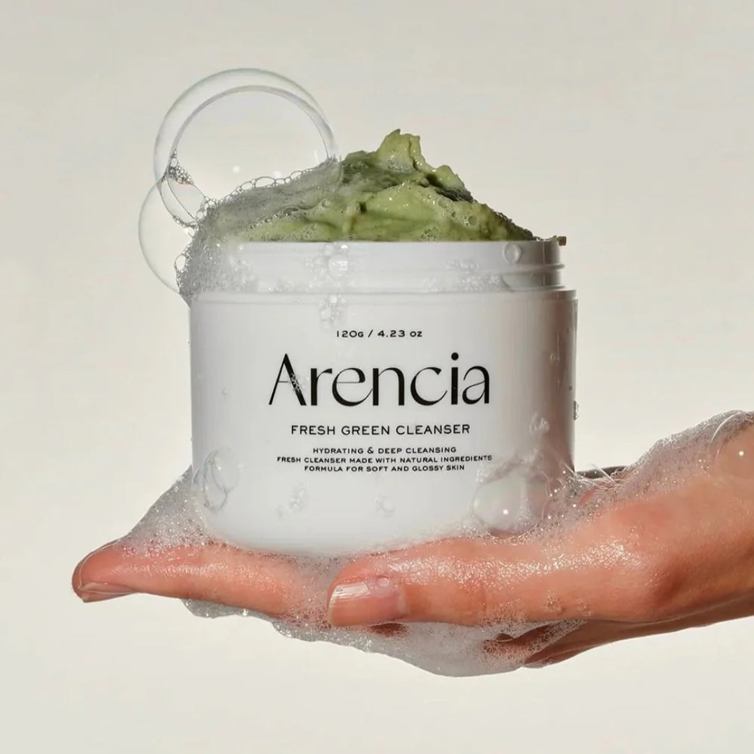 پاک کننده عمقی موچی برنج و چای سبز آرنسیا تسکین دهنده و کنترل چربی پوست Arencia Fresh Green Rice Mochi Cleanser