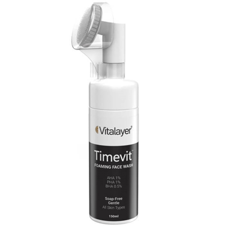  فوم شستشو انواع پوست Timevit ویتالیر 150ml 