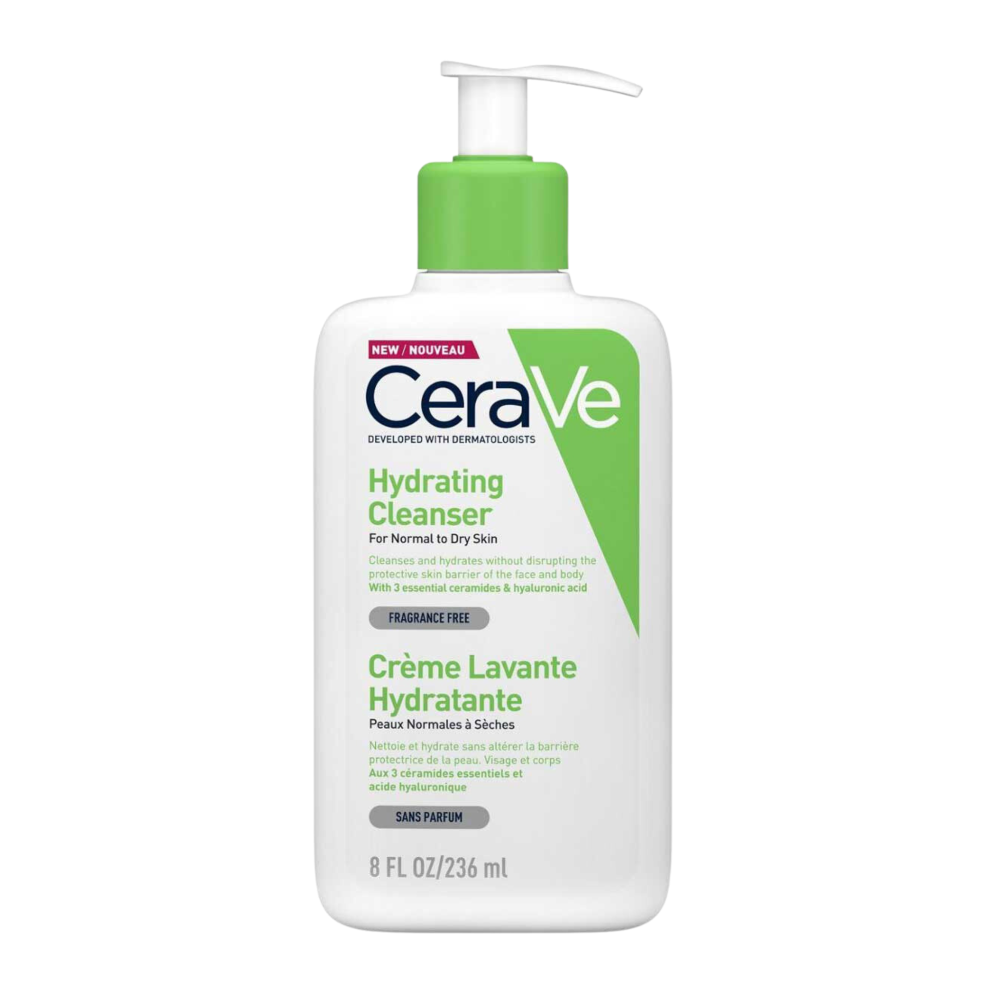  ژل شستشوی قوی سراوی CeraVe مخصوص پوست نرمال و خشک |236 میل 