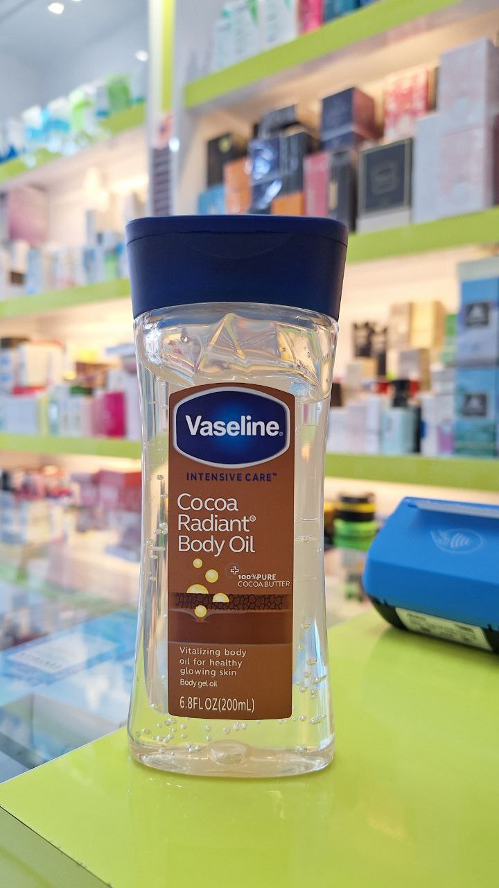  وازلین کاکائو رادیانت بادی ژل اویل وازلین کره کاکائو درخشان‌کننده روغن بدن وازلین شکلاتی 