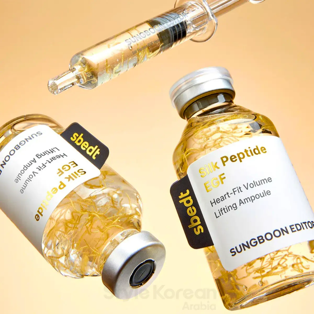  آمپول ضد چروک و حجم دهنده پپتاید ابریشم و EGF سانگ بون ادیتور SUNGBOON EDITOR Silk Peptide EGF Heart Fit Volume Lifting 
