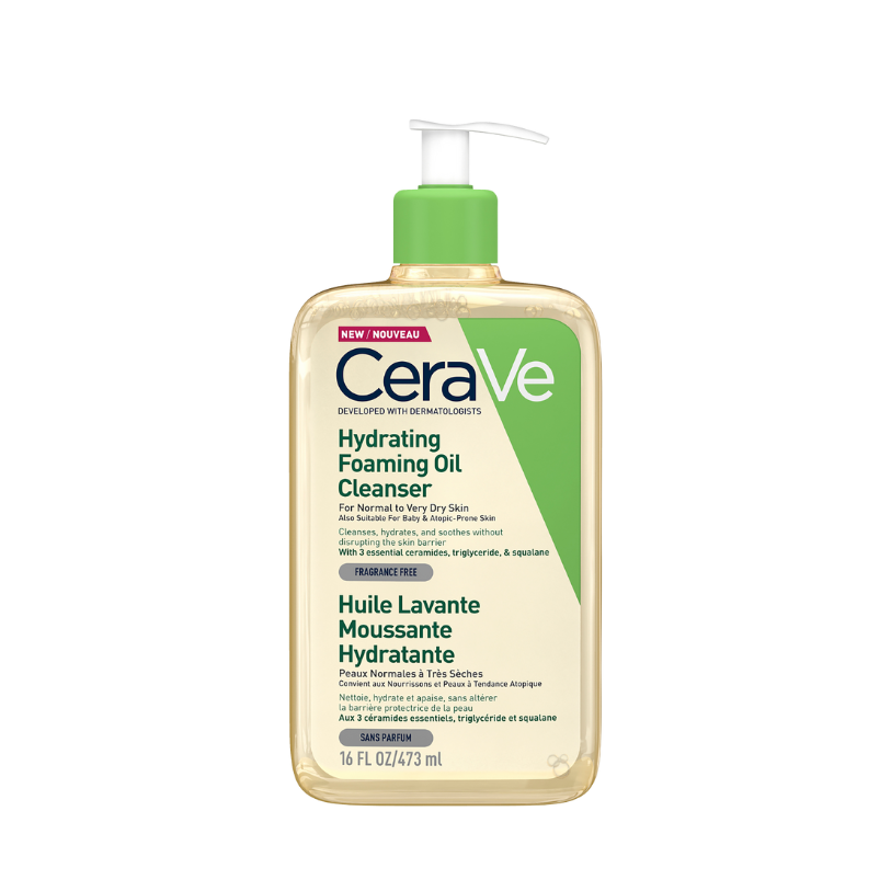فوم شستشوی روغنی سراوی Cerave حاوی آبرسان پوست خشک و خیلی خشک 473 میل