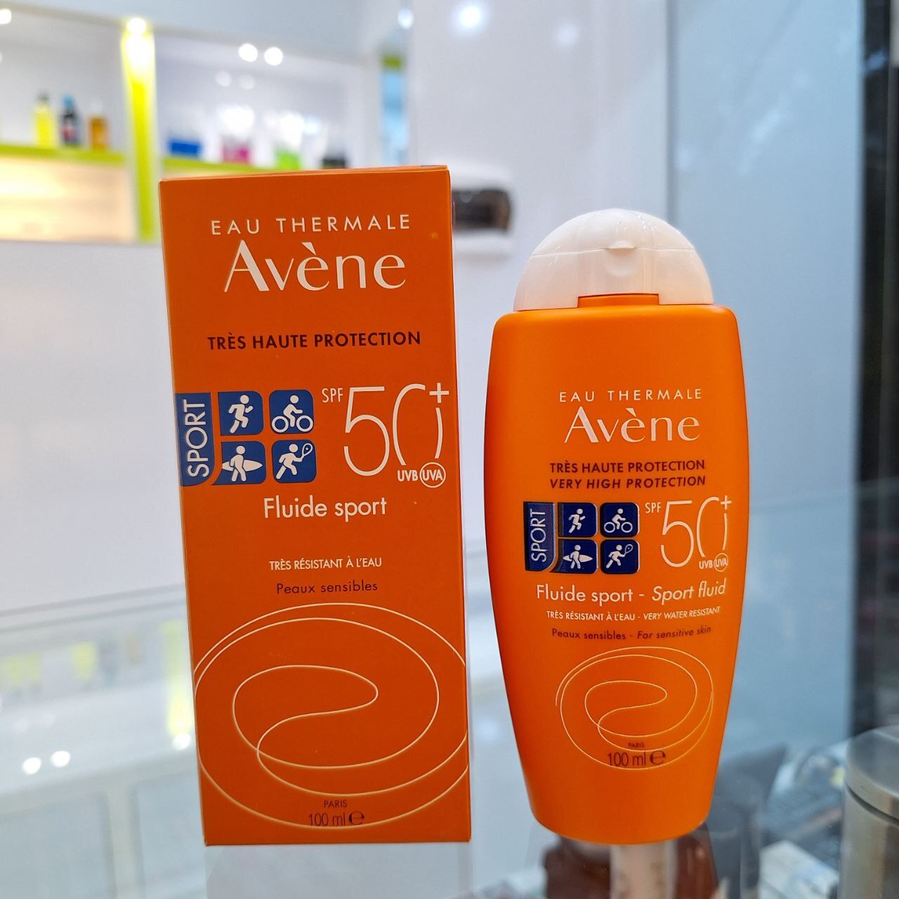  کرم ضد آفتاب مدل فلوئید اسپرت حجم 100 میل اون Avene Fluid Sport 50 Plus 