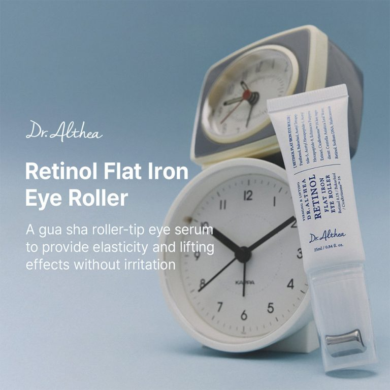  دور چشم رولی رتینول دکتر التیا ضد چروک و جوانساز پوست Dr.Althea Retinol Flat Iron Eye Roller 