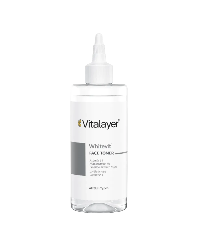 تونر پاک کننده صورت مدل Whitevit حجم 200 میلی لیتر